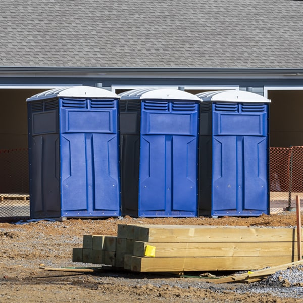 how can i report damages or issues with the portable toilets during my rental period in Albers IL